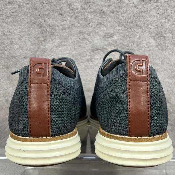 Cole Haan Mens Original Grand Lace Up Knit Oxford Wingtip Shoes Sz 9.5 C27961 - Picture 9 of 11